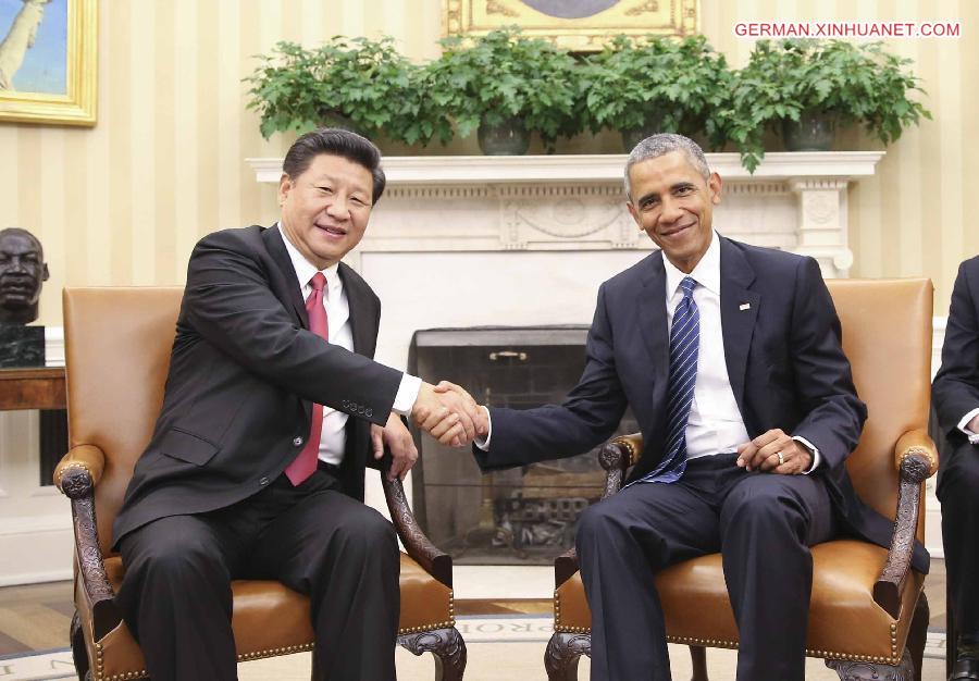 U.S.-WASHINGTON D.C.-CHINA-XI JINPING-BARACK OBAMA-TALKS  