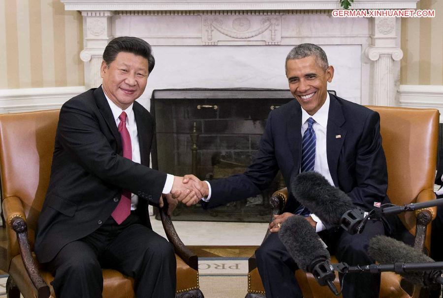 U.S.-WASHINGTON D.C.-CHINA-XI JINPING-BARACK OBAMA-TALKS  