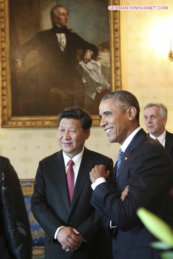 U.S.-WASHINGTON D.C.-CHINA-XI JINPING-BARACK OBAMA-TALKS  