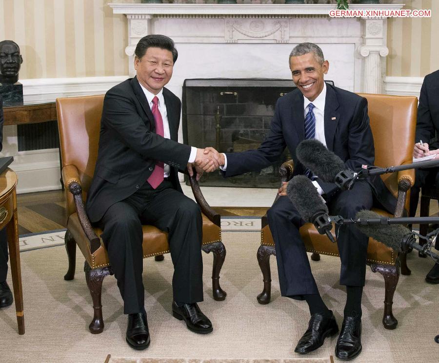 U.S.-WASHINGTON D.C.-CHINA-XI JINPING-BARACK OBAMA-TALKS  