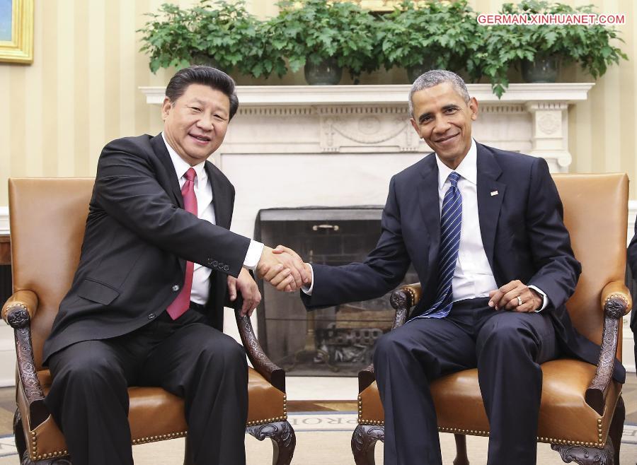 U.S.-WASHINGTON D.C.-CHINA-XI JINPING-BARACK OBAMA-TALKS  