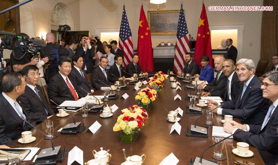 U.S.-WASHINGTON D.C.-CHINA-XI JINPING-BARACK OBAMA-TALKS  