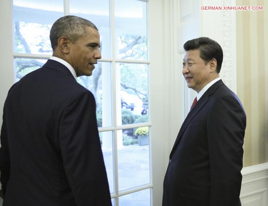 U.S.-WASHINGTON D.C.-CHINA-XI JINPING-BARACK OBAMA-TALKS 