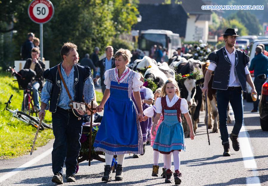 SWITZERLAND-CHARMEY-DESALPE-FESTIVAL