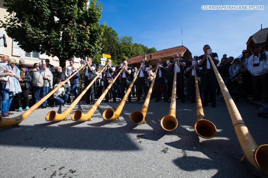 SWITZERLAND-CHARMEY-DESALPE-FESTIVAL