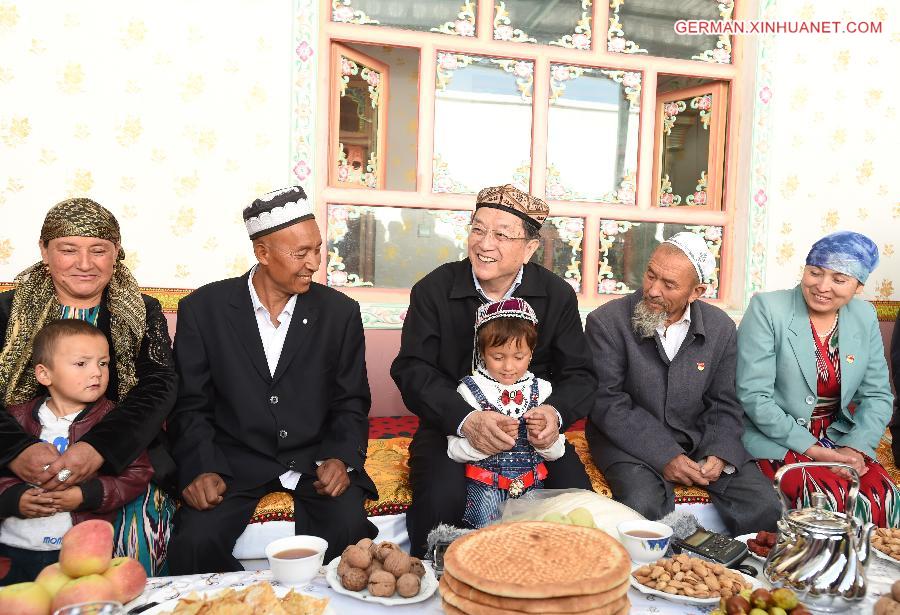 CHINA-XINJIANG-YU ZHENGSHENG-VISIT (CN)