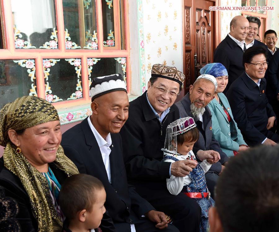 CHINA-XINJIANG-YU ZHENGSHENG-VISIT (CN)