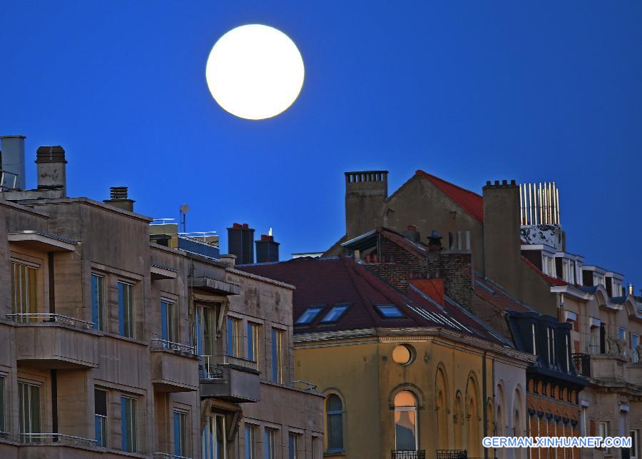 BELGIUM-BRUSSELS-SUPER MOON