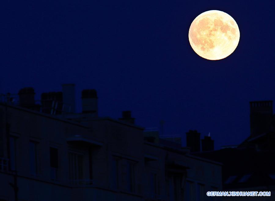 BELGIUM-BRUSSELS-SUPER MOON