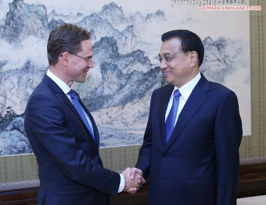 CHINA-BEIJING-LI KEQIANG-JYRKI KATAINEN-MEETING (CN)