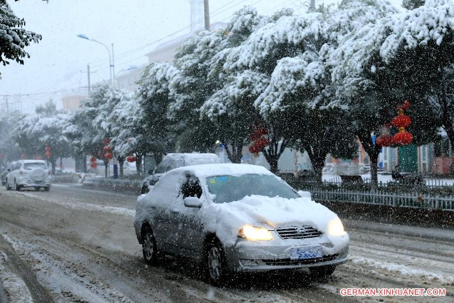 #CHINA-XINJIANG-HAMI-SNOW(CN)