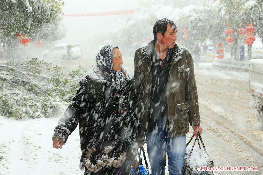 #CHINA-XINJIANG-HAMI-SNOW(CN)