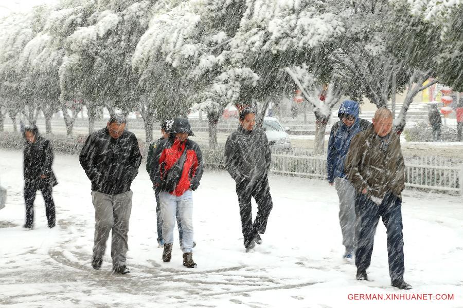 #CHINA-XINJIANG-HAMI-SNOW(CN)