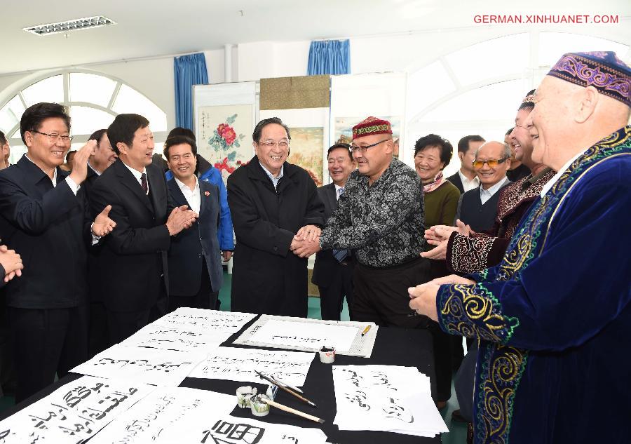 CHINA-XINJIANG-ALTAY-YU ZHENGSHENG-VISIT (CN)