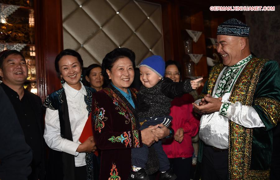 CHINA-XINJIANG-LIU YANDONG-VISIT (CN) 