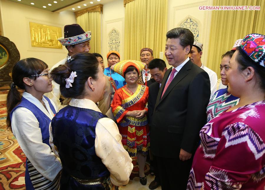 CHINA-BEIJING-XI JINPING-ETHNIC SOLIDARITY-MEETING (CN)