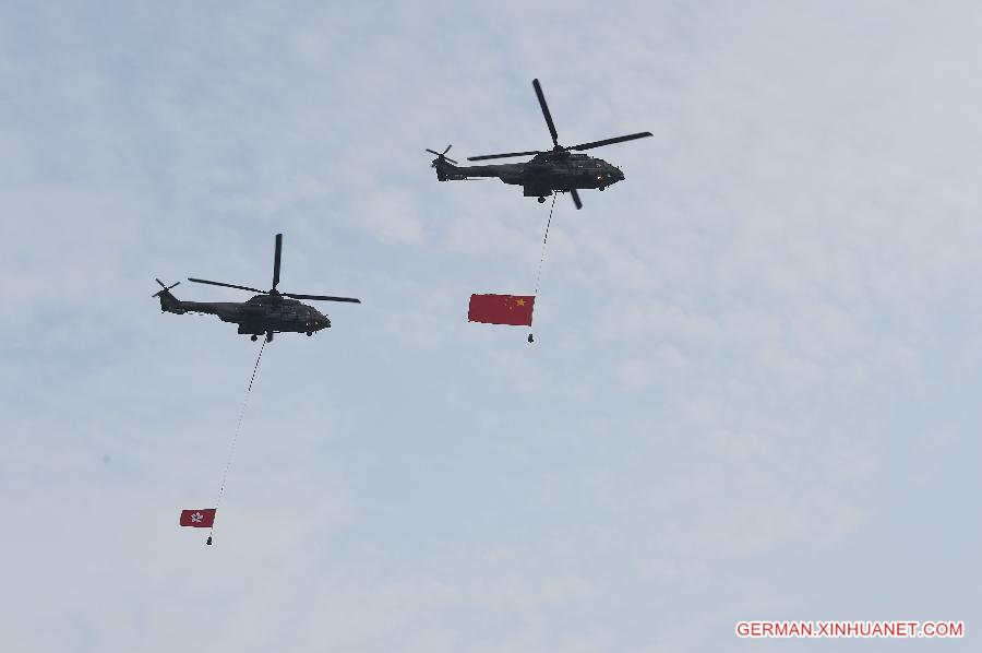 CHINA-HONG KONG-NATIONAL DAY-FLAG-RAISING CEREMONY (CN)