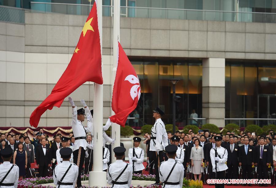 CHINA-HONG KONG-NATIONAL DAY-FLAG-RAISING CEREMONY (CN)