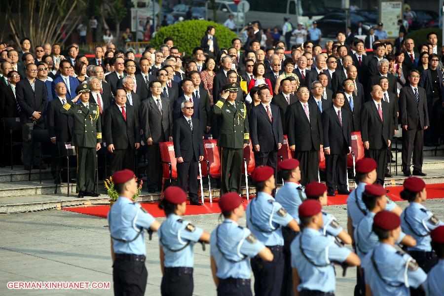 CHINA-MACAO-NATIONAL DAY-FLAG-RAISING CEREMONY (CN)