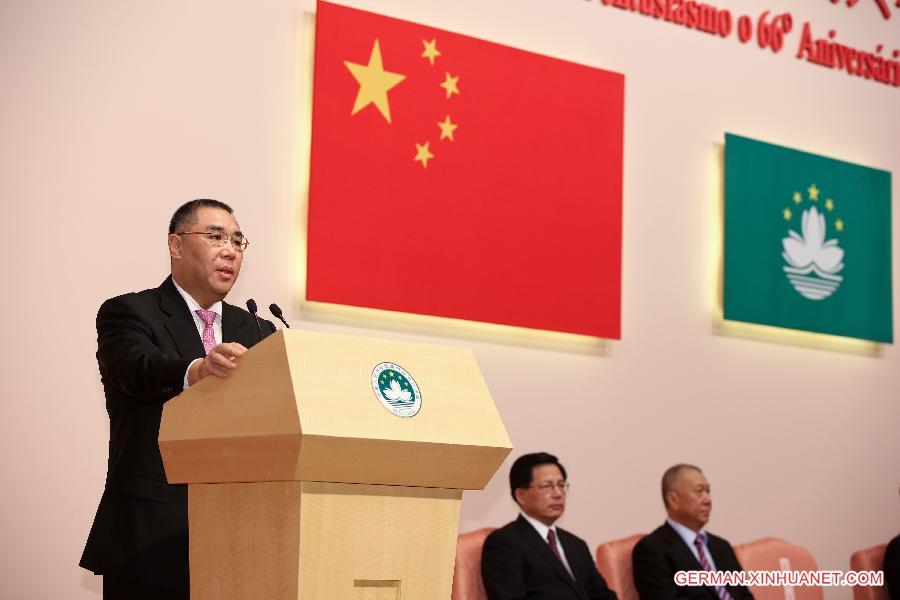 CHINA-MACAO-NATIONAL DAY-RECEPTION (CN)