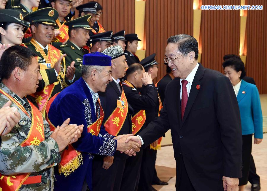 CHINA-URUMQI-YU ZHENGSHENG-XINJIANG-REPRESENTATIVES-MEETING (CN)