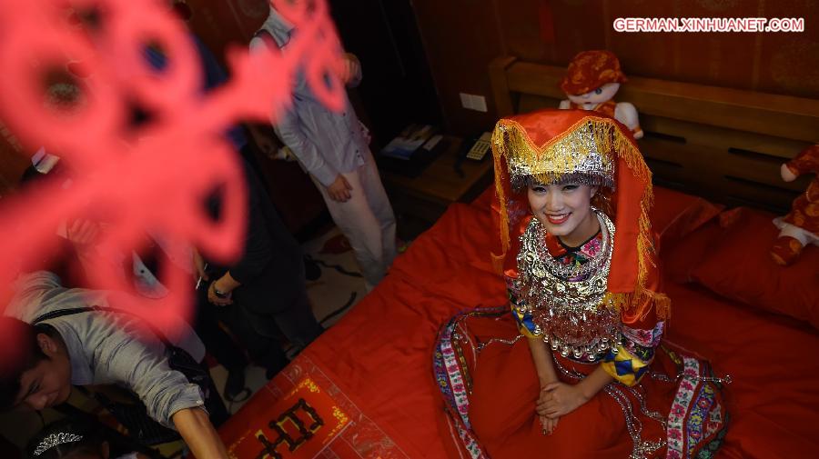 CHINA-HUNAN-MIAO ETHNIC GROUP-WEDDING (CN)