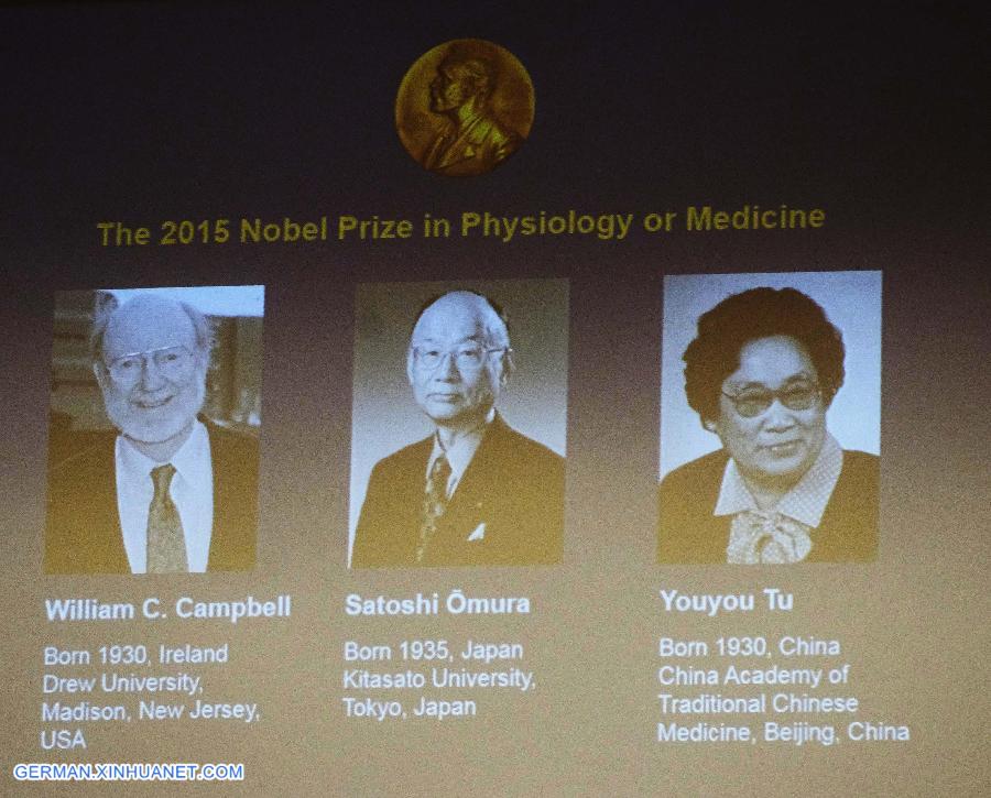 SWEDEN-STOCKHOLM-NOBEL PRIZE-PHYSIOLOGY OR MEDICINE