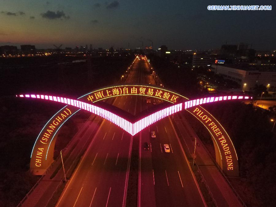 CHINA-SHANGHAI PILOT FREE TRADE ZONE-OVERLOOK (CN)