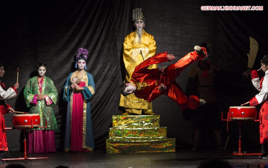 ARGENTINA-LA PLATA-CHINA-CULTURE-THEATER