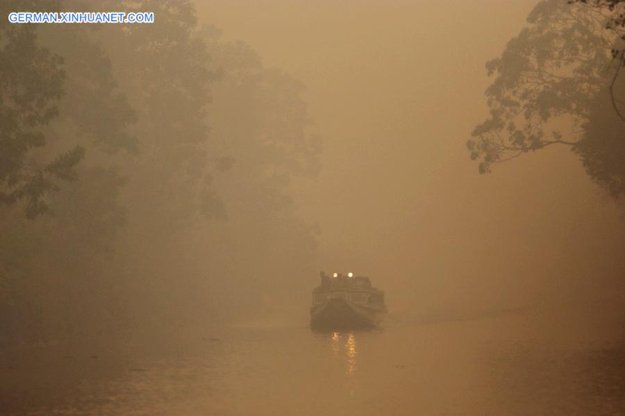 INDONESIA-SOUTH SUMATRA-THICK HAZE