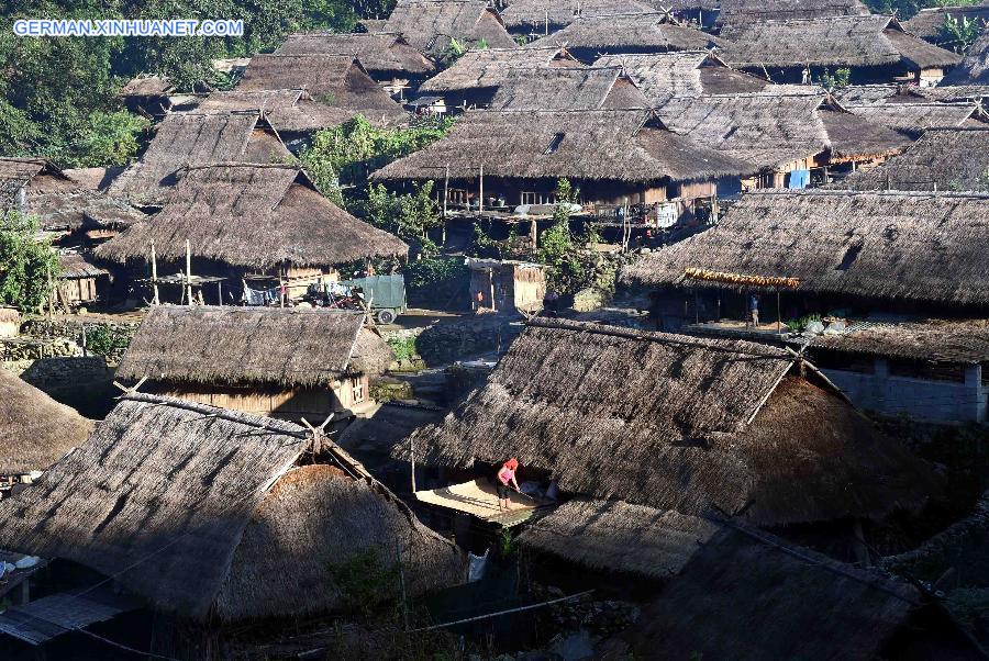 CHINA-YUNNAN-WA PEOPLE-VILLAGE (CN)