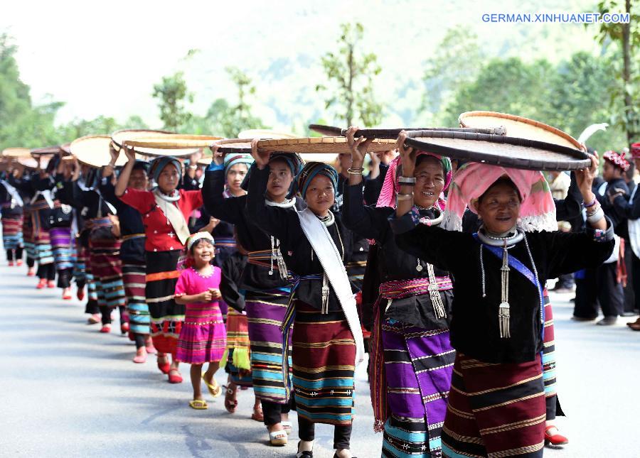 CHINA-KUNMING-WA ETHNIC GROUP-TRADITIONAL FESTIVAL (CN)