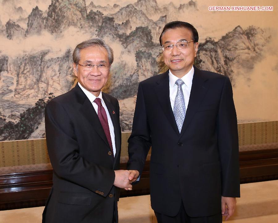 CHINA-BEIJING-LI KEQIANG-THAI FM-MEETING (CN) 