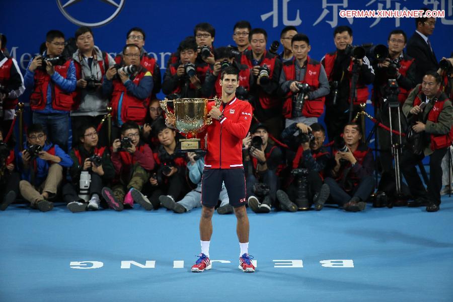 (SP)CHINA-BEIJING-TENNIS-CHINA OPEN-MEN'S SINGLES-FINAL