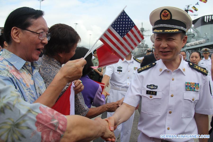 U.S.-HONOLULU-CHINESE NAVY VESSEL-VISITING 