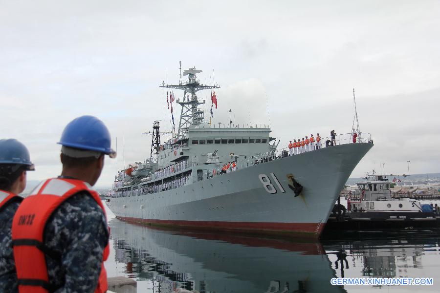 U.S.-HONOLULU-CHINESE NAVY VESSEL-VISITING 