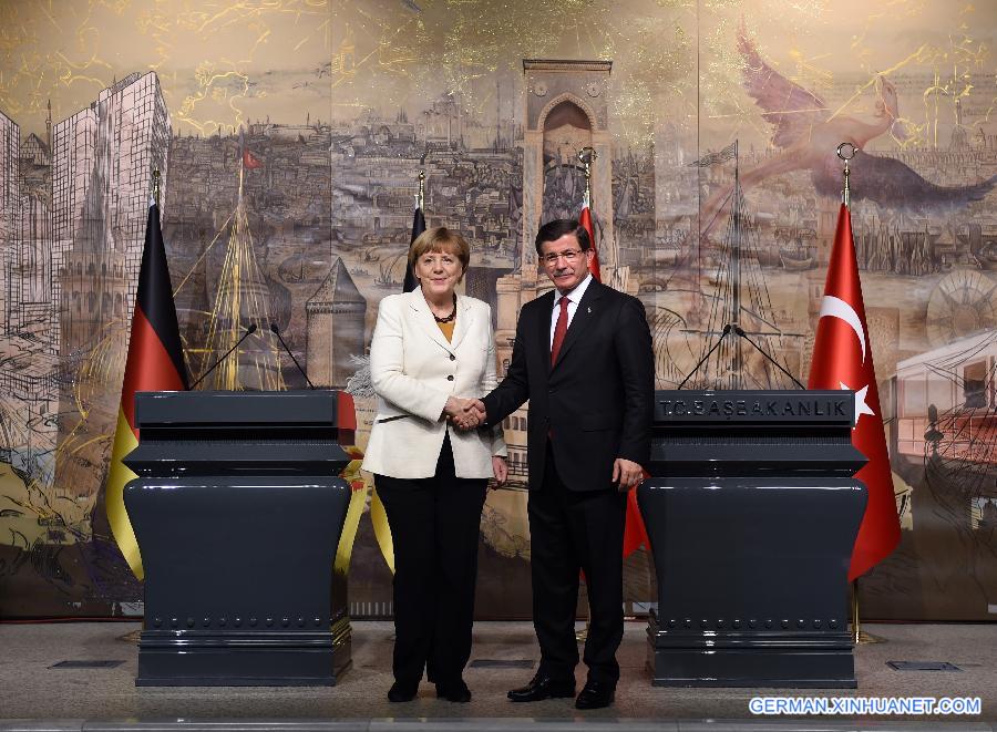 TURKEY-ISTANBUL-GERMANY-MERKEL-SYRIAN REFUGEE CRISIS