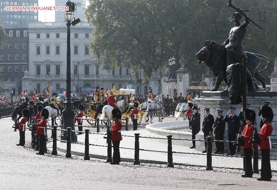 BRITAIN-CHINA-XI JINPING-VISIT-ROYAL WELCOME 