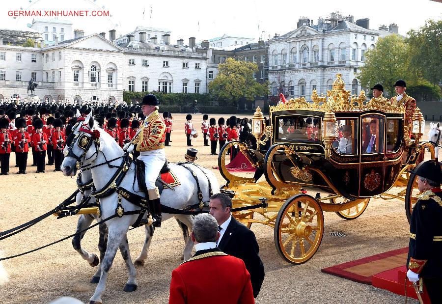 BRITAIN-CHINA-XI JINPING-VISIT-ROYAL WELCOME 