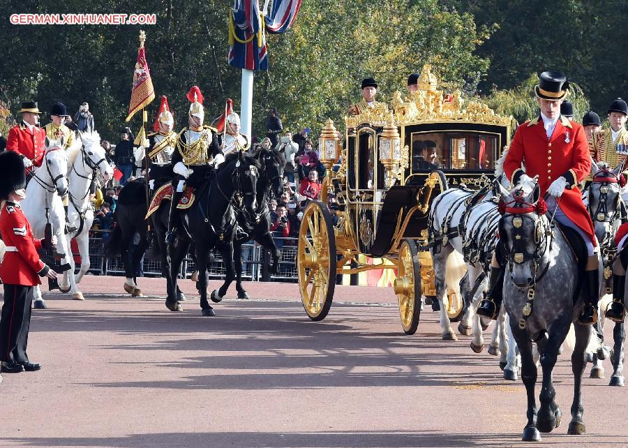 BRITAIN-CHINA-XI JINPING-VISIT-ROYAL WELCOME 