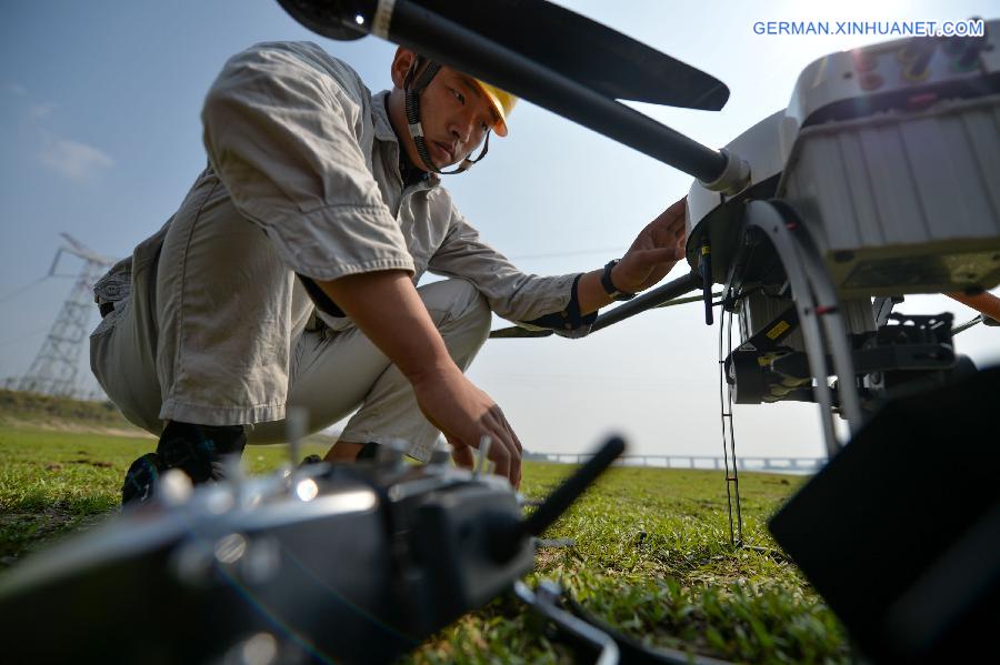 CHINA-HUNAN-POWER GRID-DRONE (CN)