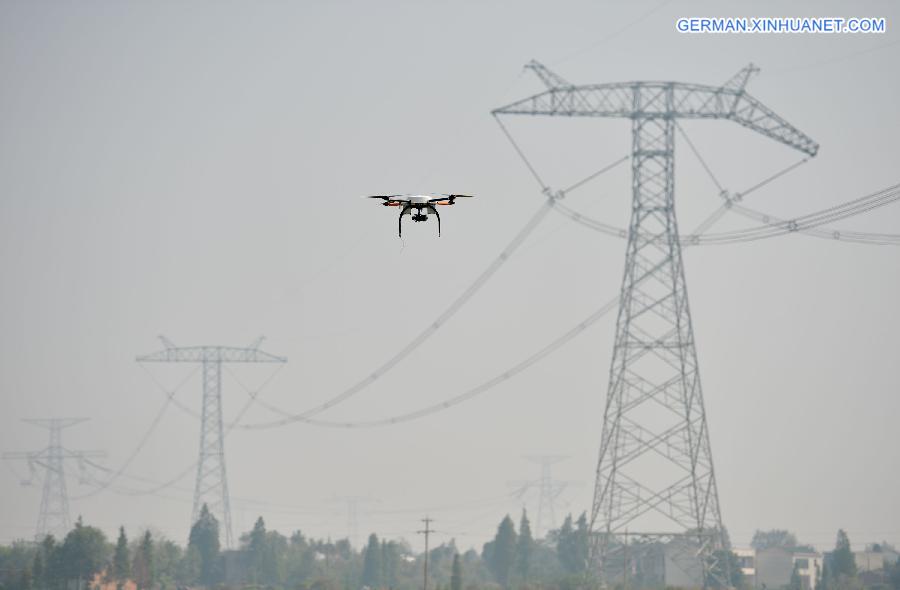 CHINA-HUNAN-POWER GRID-DRONE (CN)