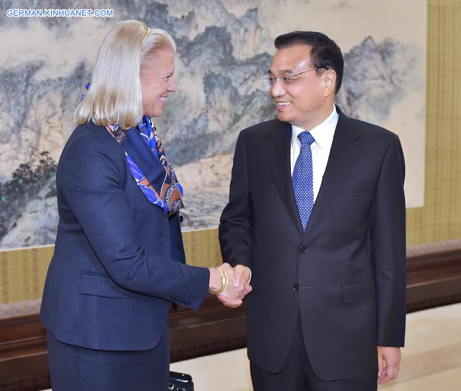 CHINA-BEIJING-LI KEQIANG-IBM-MEETING (CN)