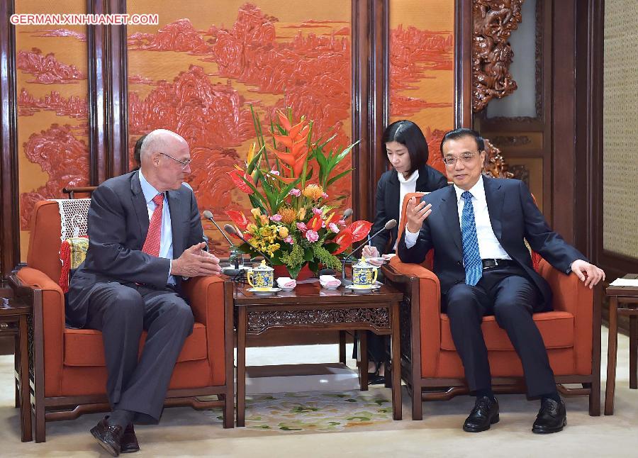 CHINA-BEIJING-LI KEQIANG-PAULSON-MEETING (CN)