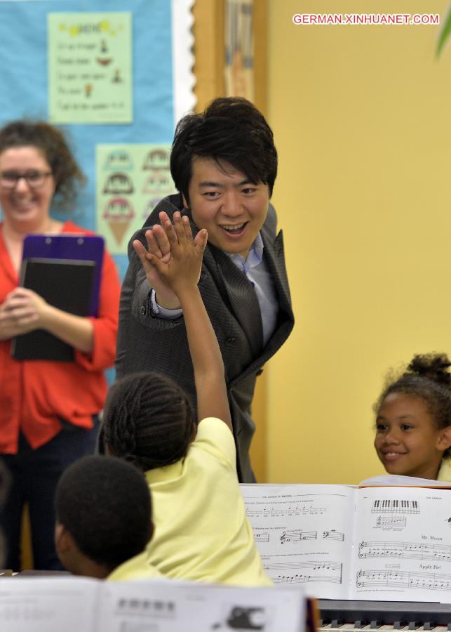 U.S.-NEW YORK-MUSIC-EDUCATION-LANG LANG