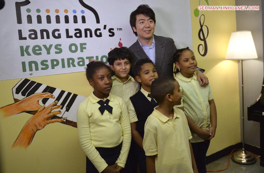 U.S.-NEW YORK-MUSIC-EDUCATION-LANG LANG