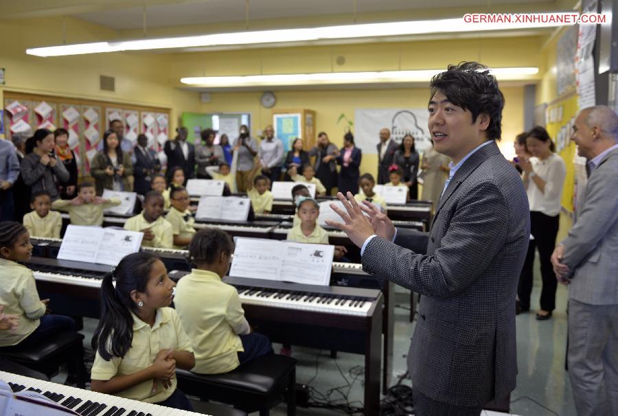 U.S.-NEW YORK-MUSIC-EDUCATION-LANG LANG