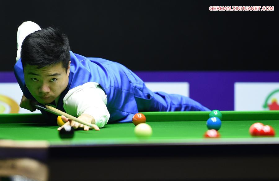 (SP)CHINA-DAQING-SNOOKER-INTERNATIONAL CHAMPIONSHIP-ROUND 1(CN)