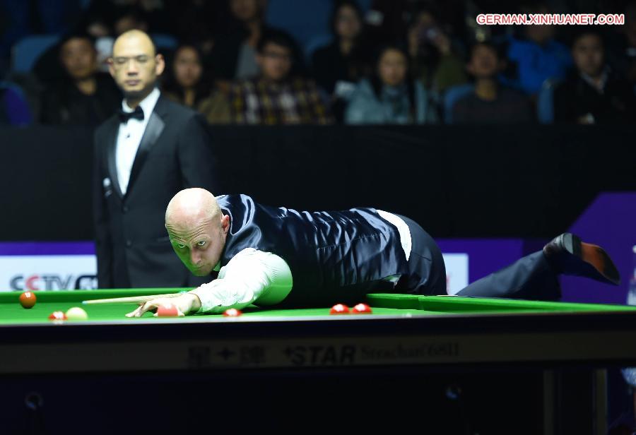 (SP)CHINA-DAQING-SNOOKER-INTERNATIONAL CHAMPIONSHIP-ROUND 1(CN)