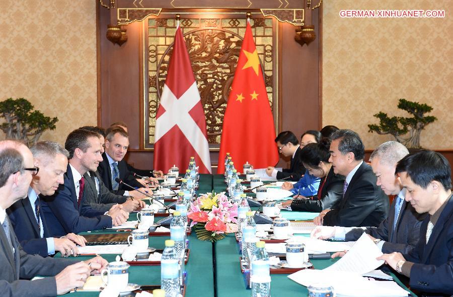 CHINA-BEIJING-WANG YI-DANISH FM-TALKS(CN)